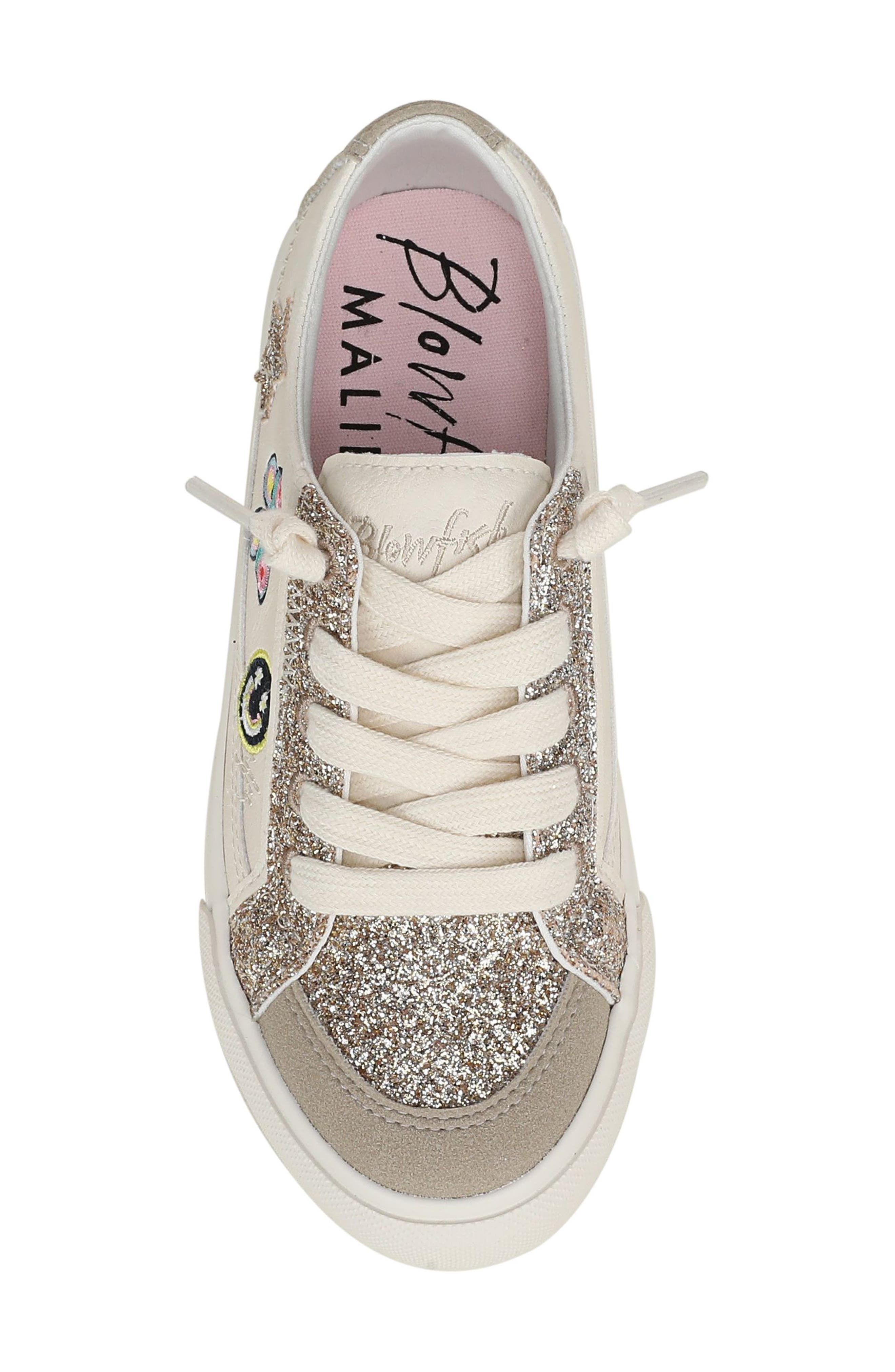Kids' Pebble 3-K Faux Leather Sneaker, Alternate, color, CREAM GOLD