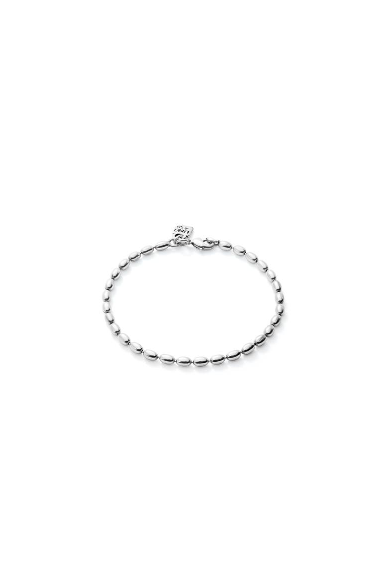Oval Loop Bracelet, Main, color, Silver