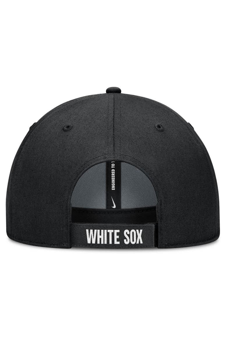 Men's Nike White/Black Chicago White Sox Club Performance Adjustable Hat, Alternate, color, White