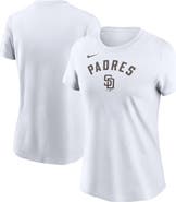 Nike Women's Nike White San Diego Padres Team Arch T-Shirt