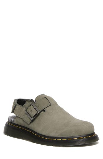 Dr. Martens' Dr. Martens Jorge Ii Slingback Clog In Nickel Grey