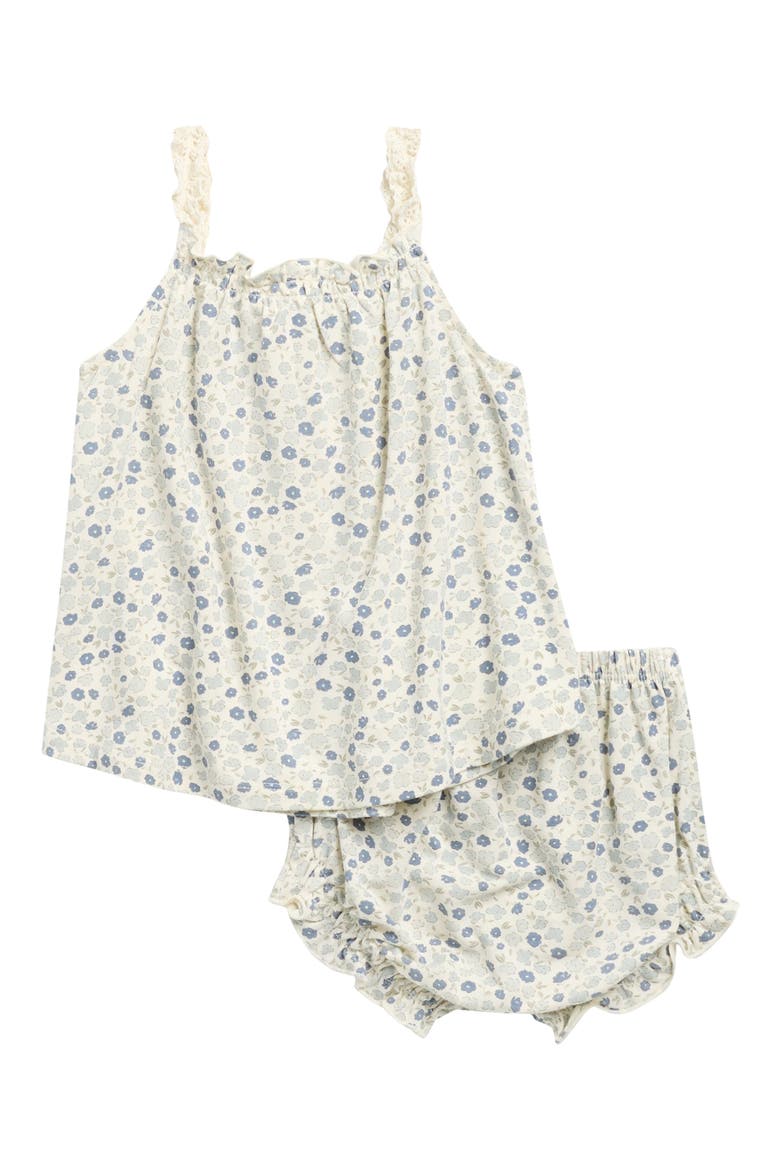 Lace Trim Swing Tank & Bloomers Set, Alternate, color, IVORY