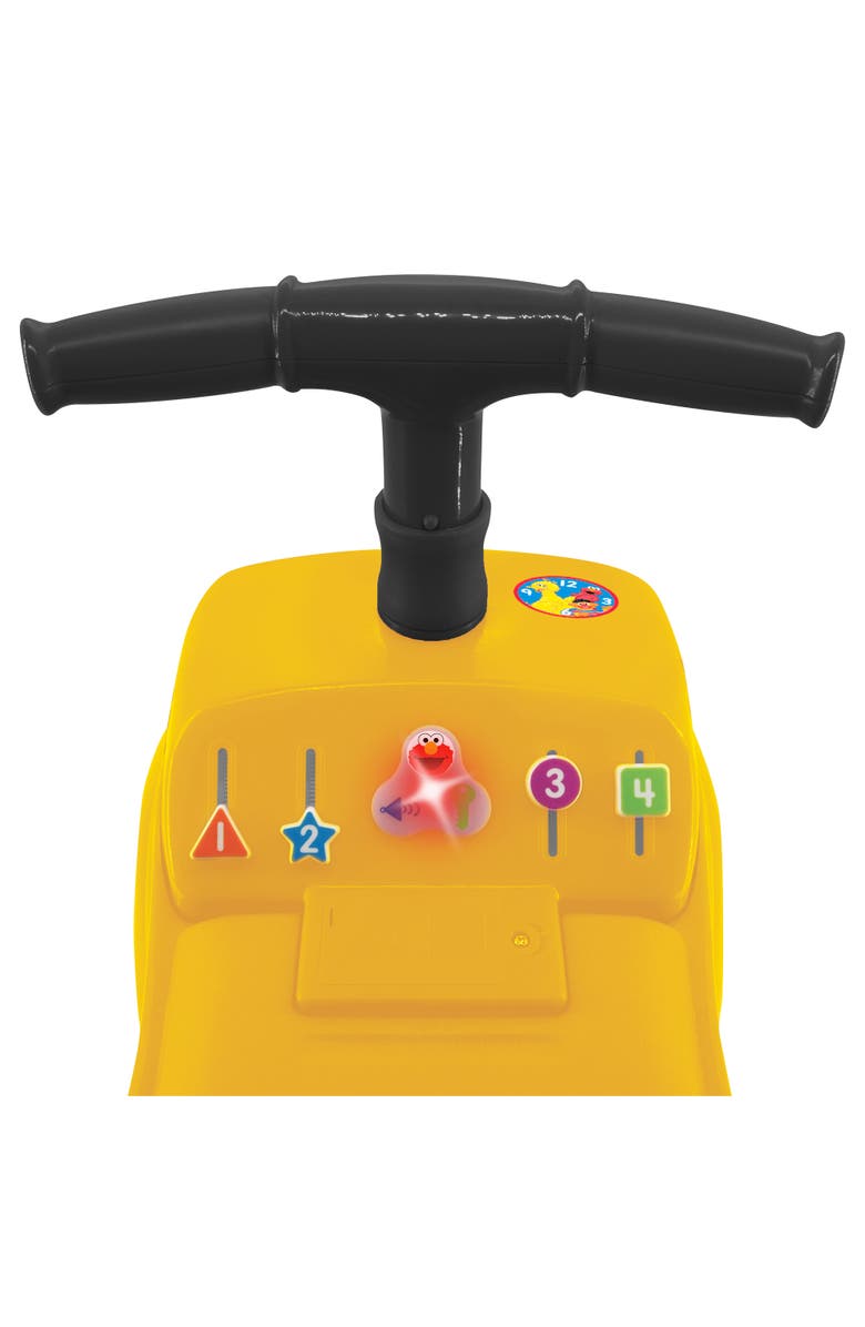 Kiddieland Elmo Sesame Street Lights N' Sounds Rideon, Alternate, color, Yellow