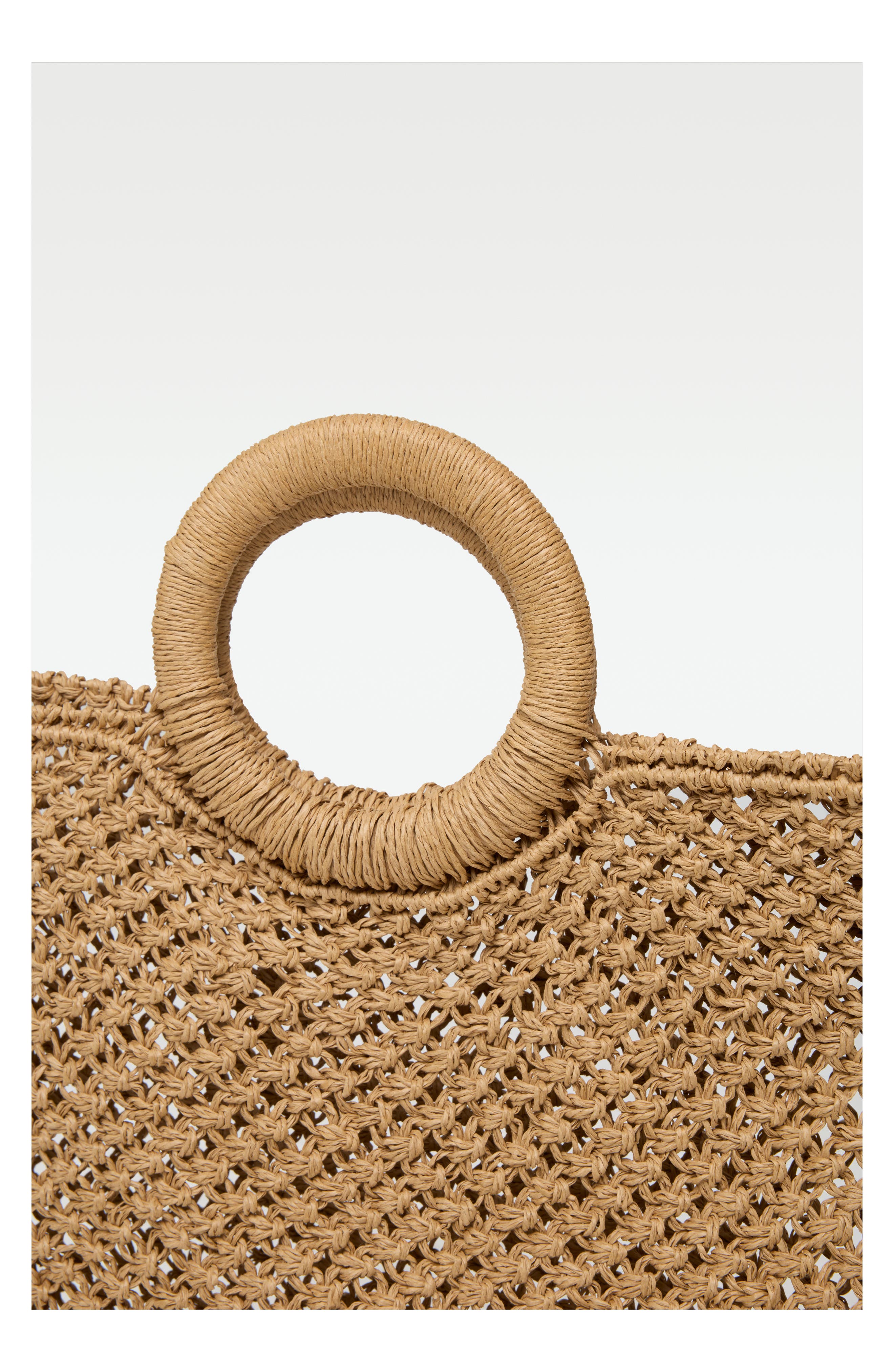 LSPACE Bella Raffia Tote, Alternate, color, Natural