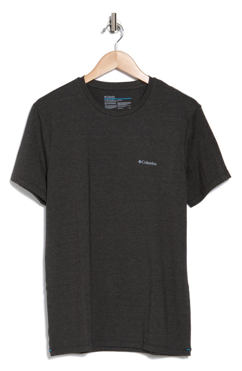 Columbia Short Sleeve Pajama T-Shirt, Alternate, color, Black