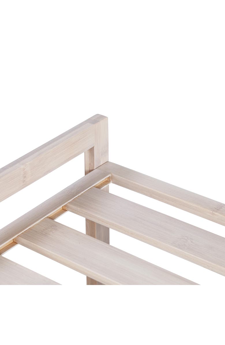 HONEY-CAN-DO 4-Tier Bamboo Shoe Rack, Alternate, color,