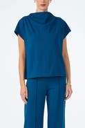 Trina Turk Pavilion High Neck Ponte Top