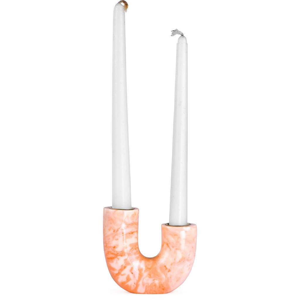 Casa Amarosa Modern U-shape Resin Candle Holder