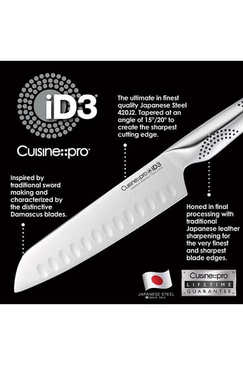 iD3® 5in Try Me Santoku Knife, Alternate, color, Silver
