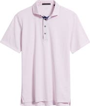 Greyson Quogue Stripe Performance Golf Polo