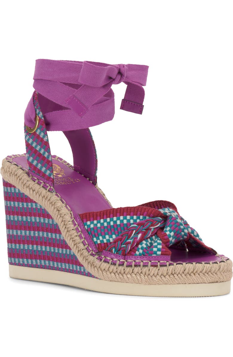 Vince Camuto Bealie Platform Wedge Sandal, Main, color, Orchid Multi
