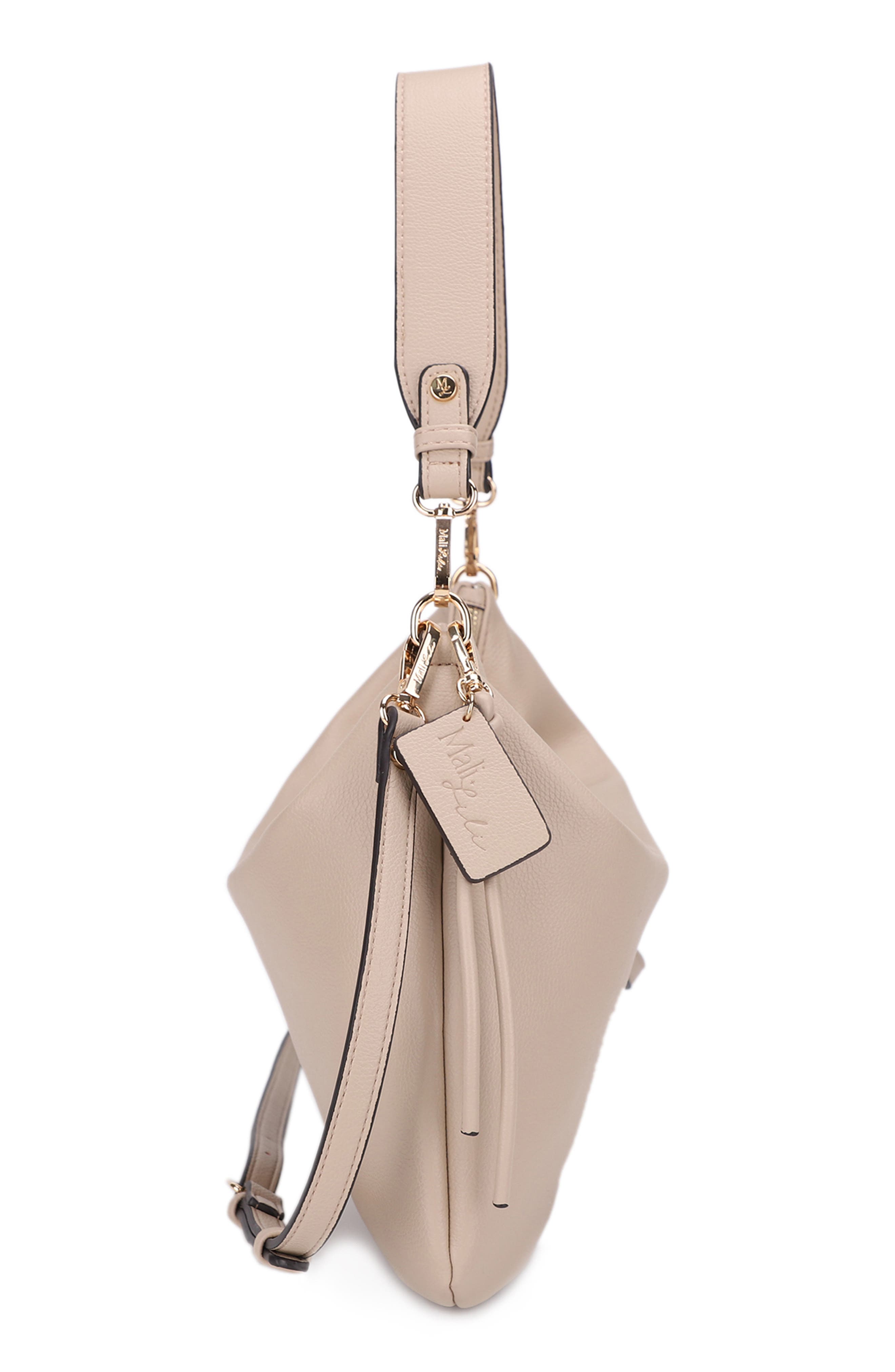 Nova Large Soft Faux Leather Shoulder Bag, Alternate, color, TAUPE