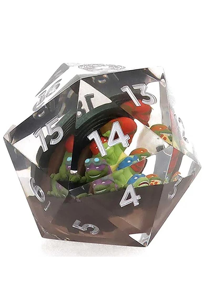 Teenage Mutant Ninja Turtles Spindown d20 Collectible Dice, Ages 14+, Main, color, Multicolored