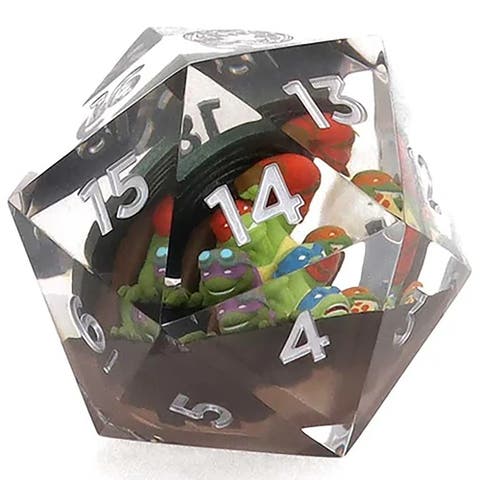 Teenage Mutant Ninja Turtles Spindown d20 Collectible Dice, Ages 14+