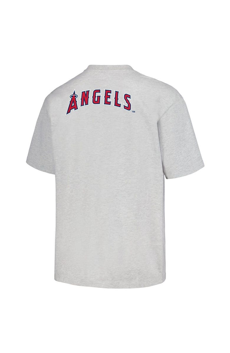 PLEASURES Men's PLEASURES  Gray Los Angeles Angels Mascot T-Shirt, Alternate, color, Gray
