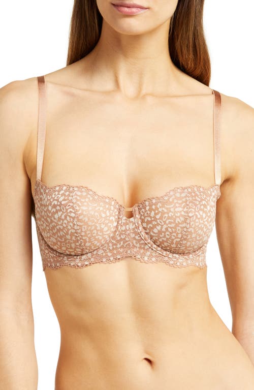 Skarlett Blue Rouse Full Coverage Balconette Bra in Ginger/Ivory at Nordstrom, Size 30Dd