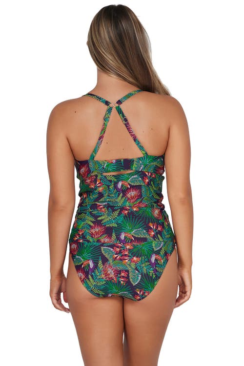 SUNSETS SUNSETS ZURI V-WIRE TANKINI SWIMSUIT TOP