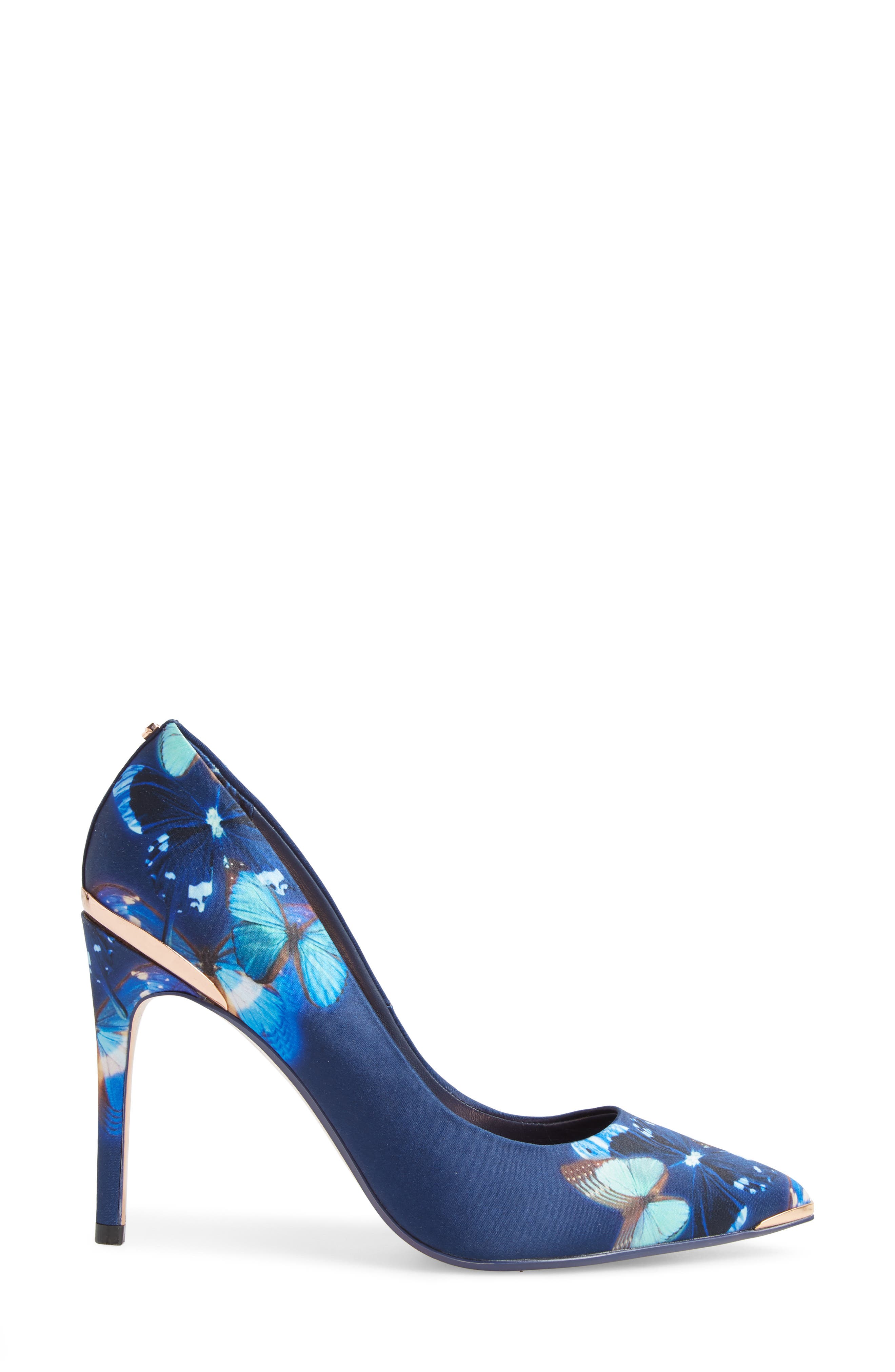 Kawaap Pump, Alternate, color, BUTTERFLY PRINT FABRIC