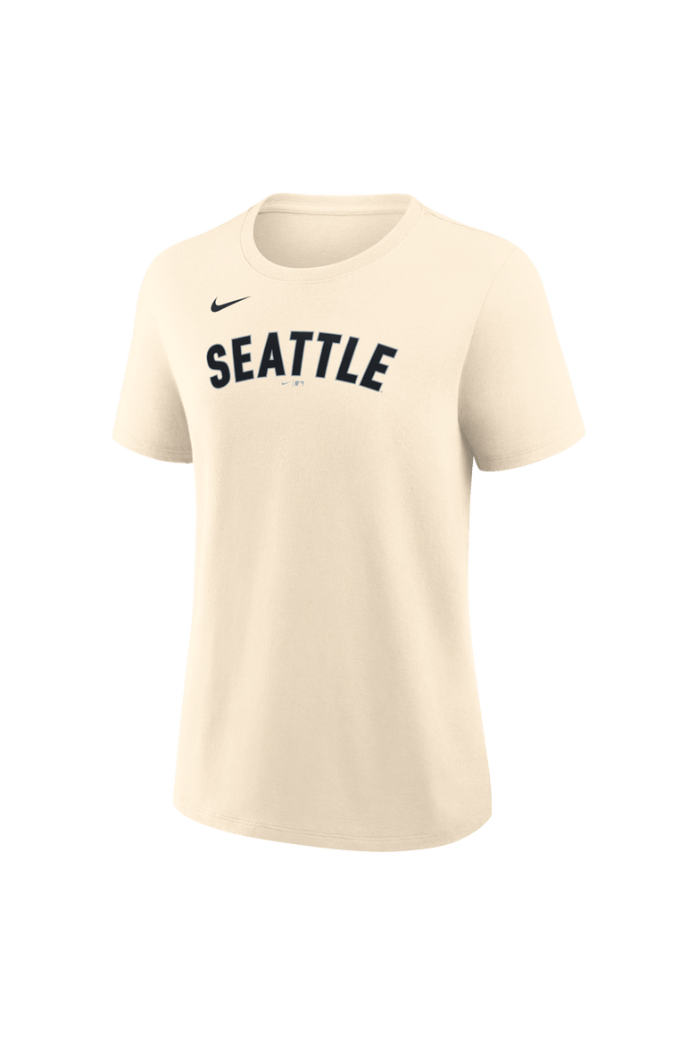 Women's Nike Cal Raleigh Natural Seattle Mariners Name & Number T-Shirt, Alternate, color, Natural
