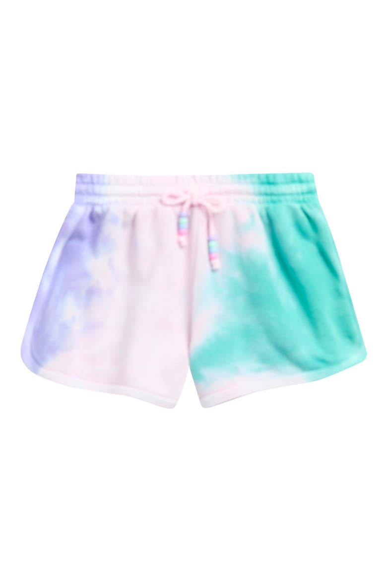 Kids' Snowcone Tie Dye Shorts, Main, color, TIE DYE MULTI