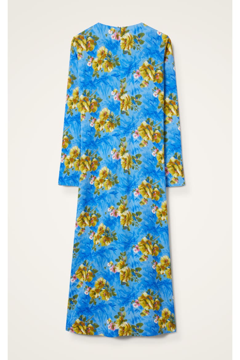 Long Sleeve Swing Dress, Alternate, color, Riptide Light Blue