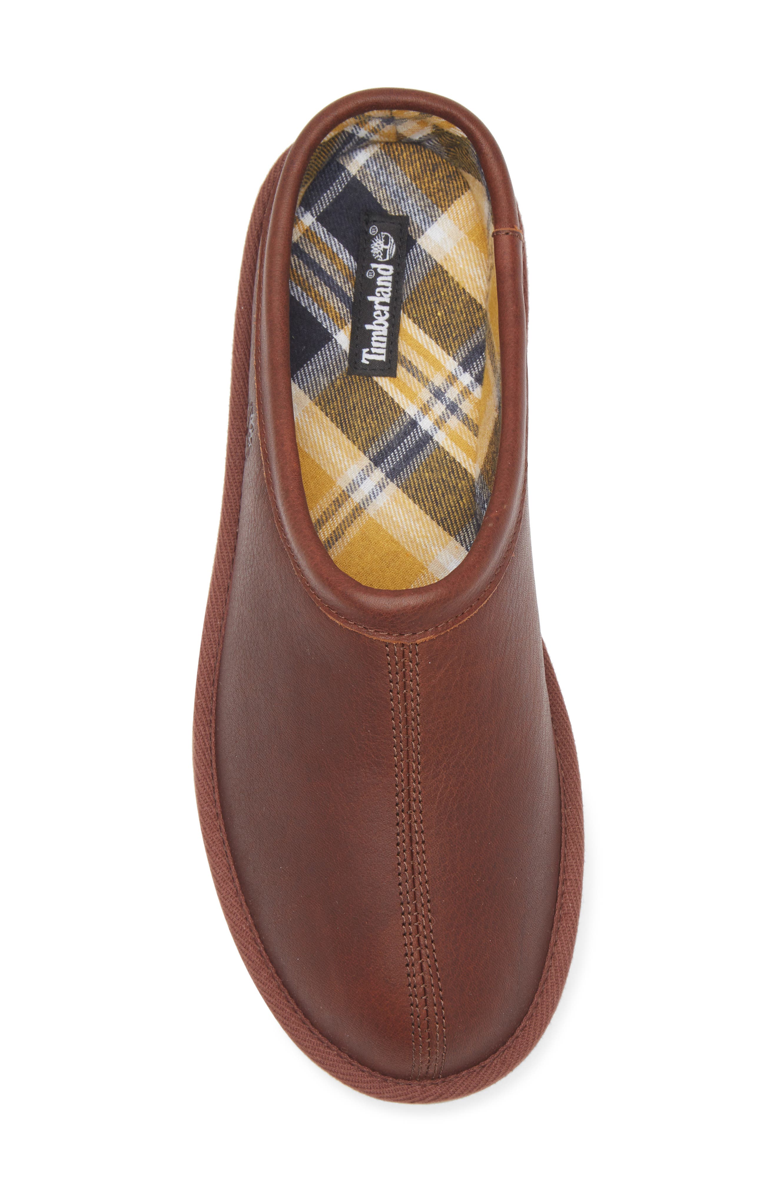 Timberland Flannel Lined Clog Slipper, Alternate, color, 
