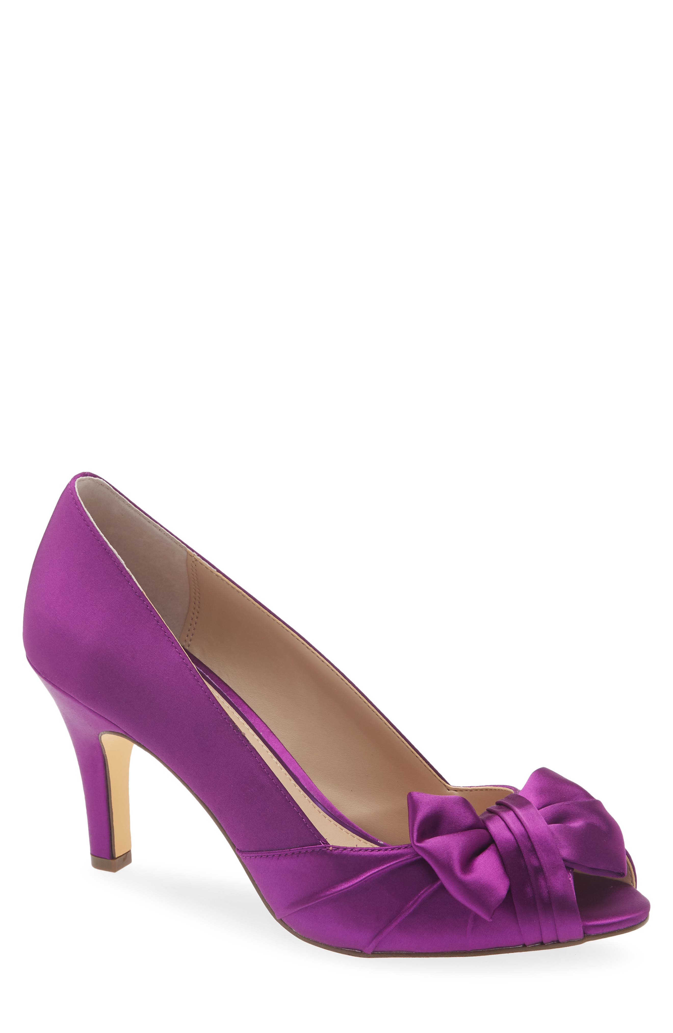 Nina Florene Peep Toe Pump (Women) | Nordstrom