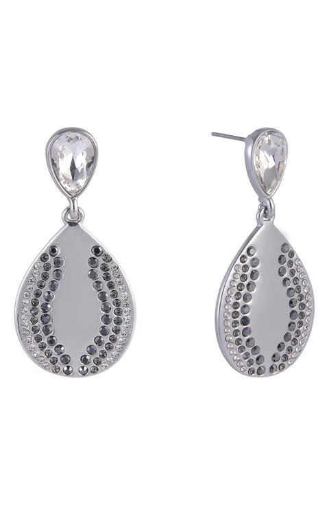 Crystal Teardrop Earrings