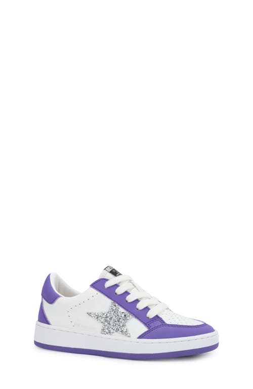 Vintage Havana Kids' Ariella Sneaker in White Purple Multi 