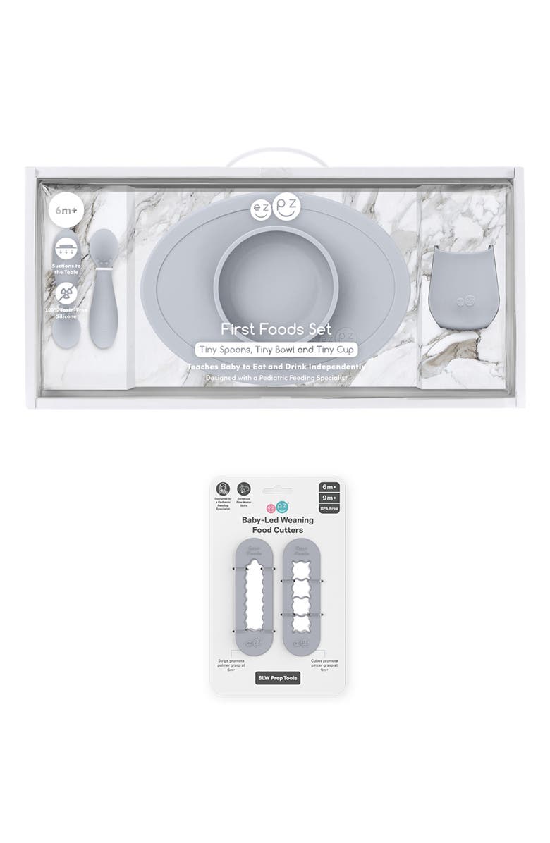 ezpz First Foods Set & Food Cutters, Alternate, color, 