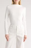 rag & bone Marie Wide Ribbed Long Sleeve Top