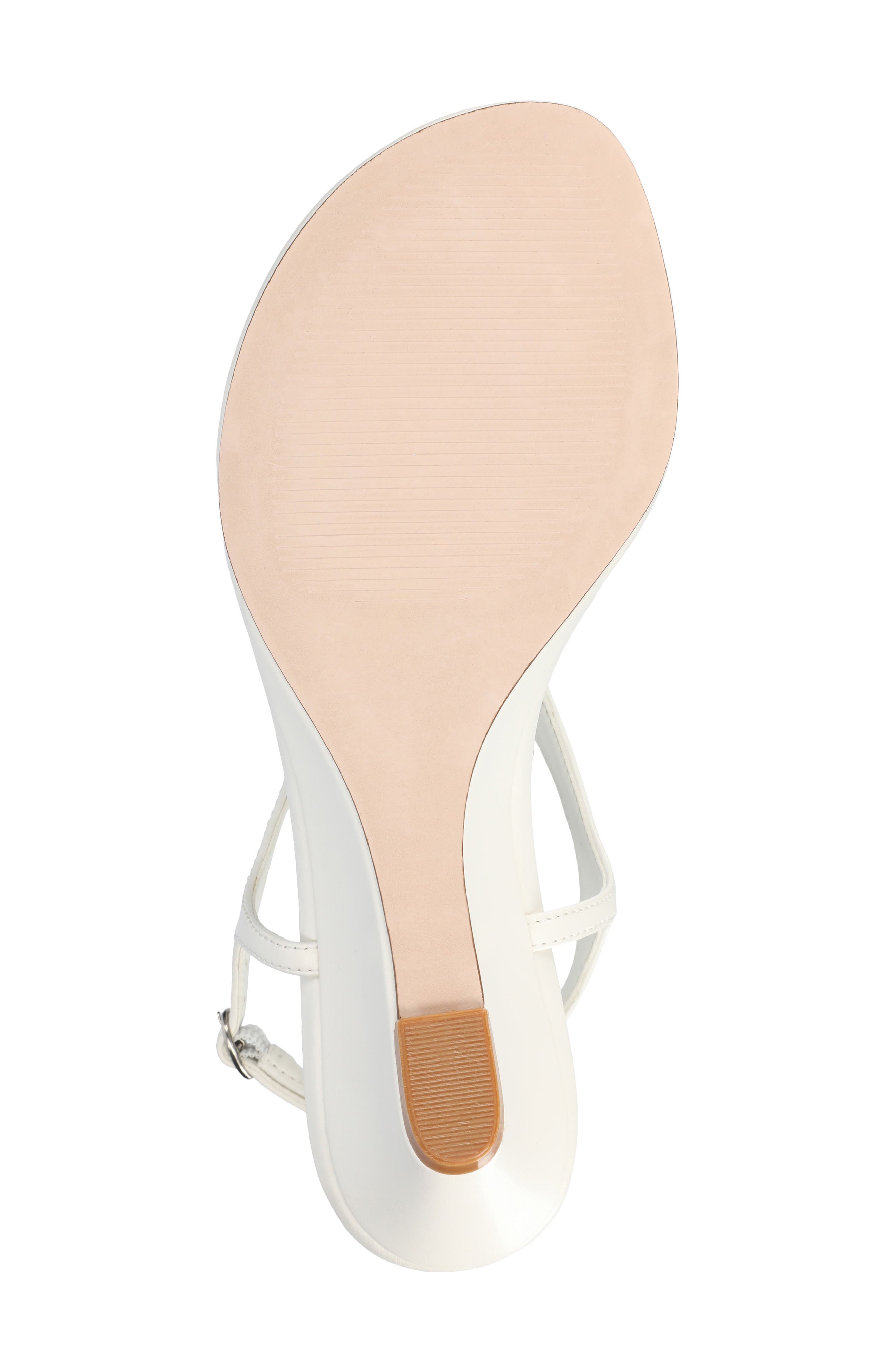 Kathryn Wedge Slingback Sandal, Alternate, color, WHITE