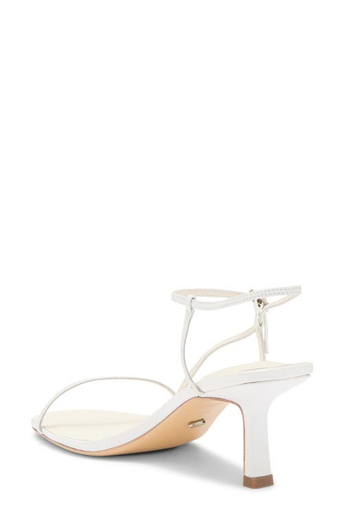 Tony Bianco Caprice Ankle Strap Sandal In White Kid