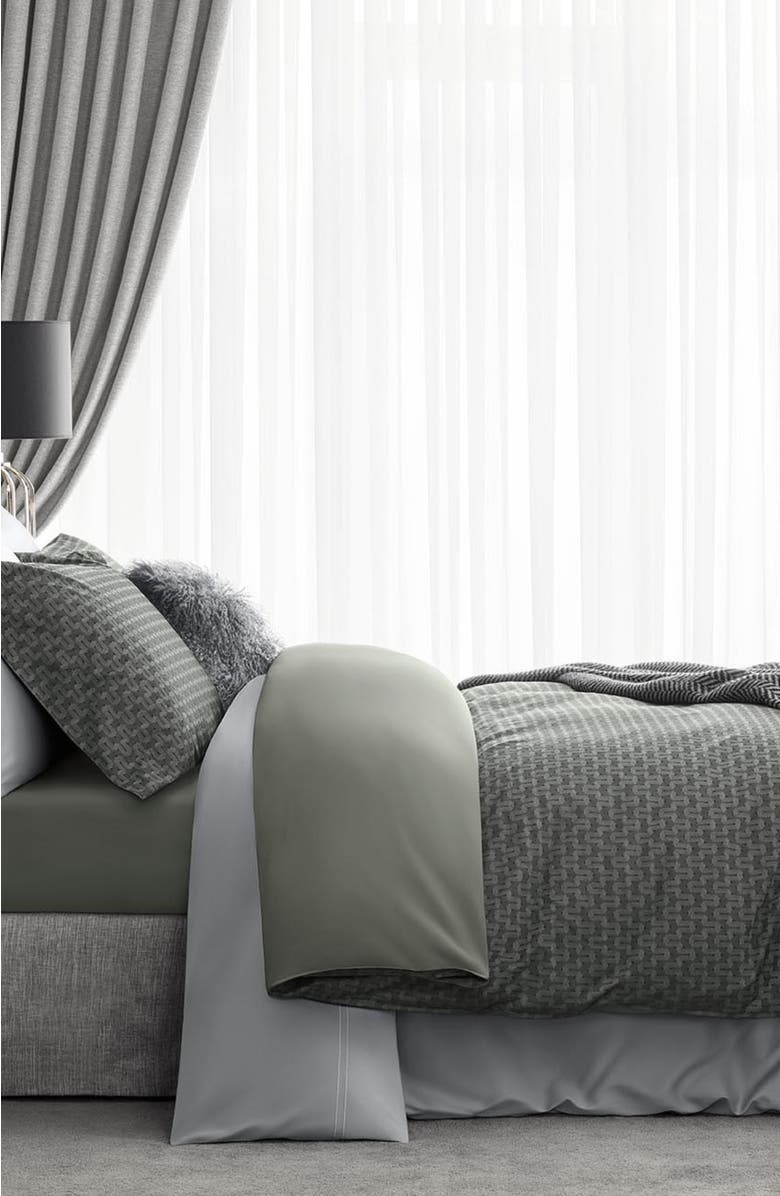 Togas Kingston Duvet Cover, Alternate, color, Green