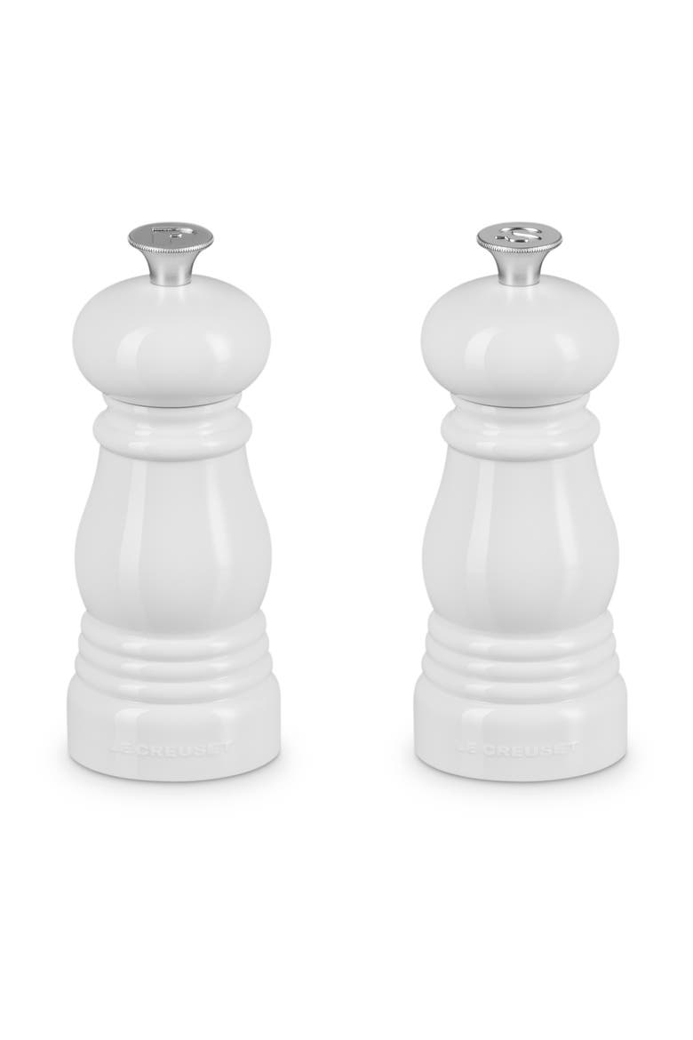 Classic Petite Salt & Pepper Mill Set, Main, color, WHITE