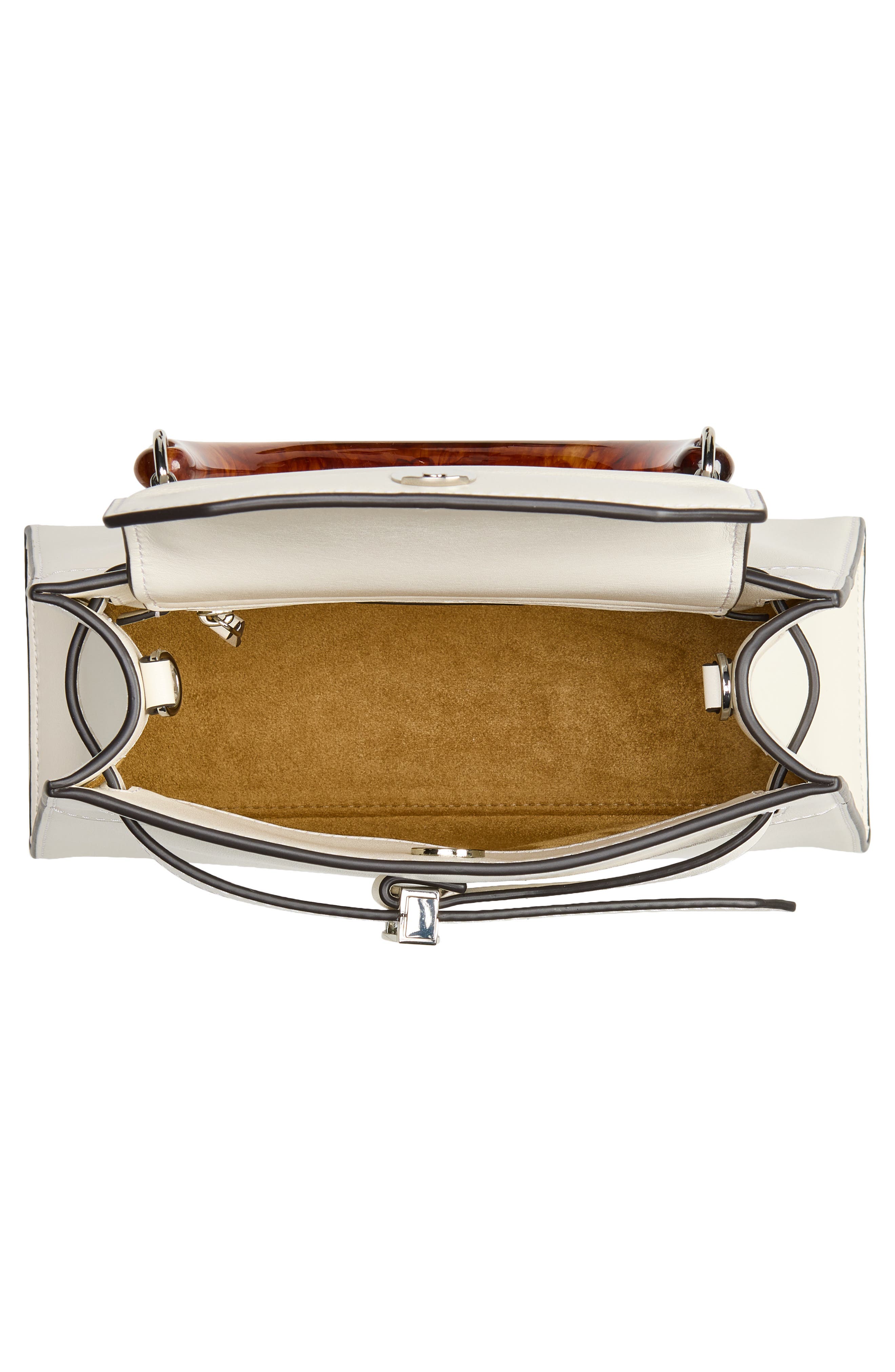 Veronica Beard Dash Top Handle Bag, Alternate, color, Off White