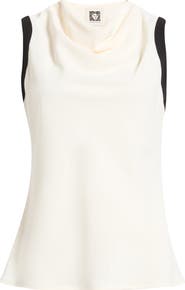 Anne Klein Cowl Neck Sleeveless Top