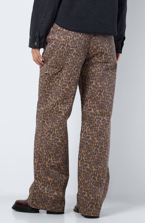 Noisy May Jules Straight Leg Pants In Mocha Bisque Aopleo