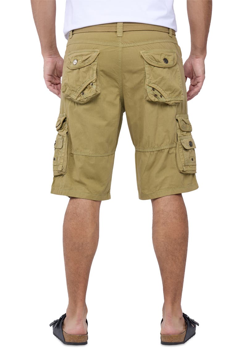 Belted Bermuda Cargo Shorts, Alternate, color, NEW KHAKI