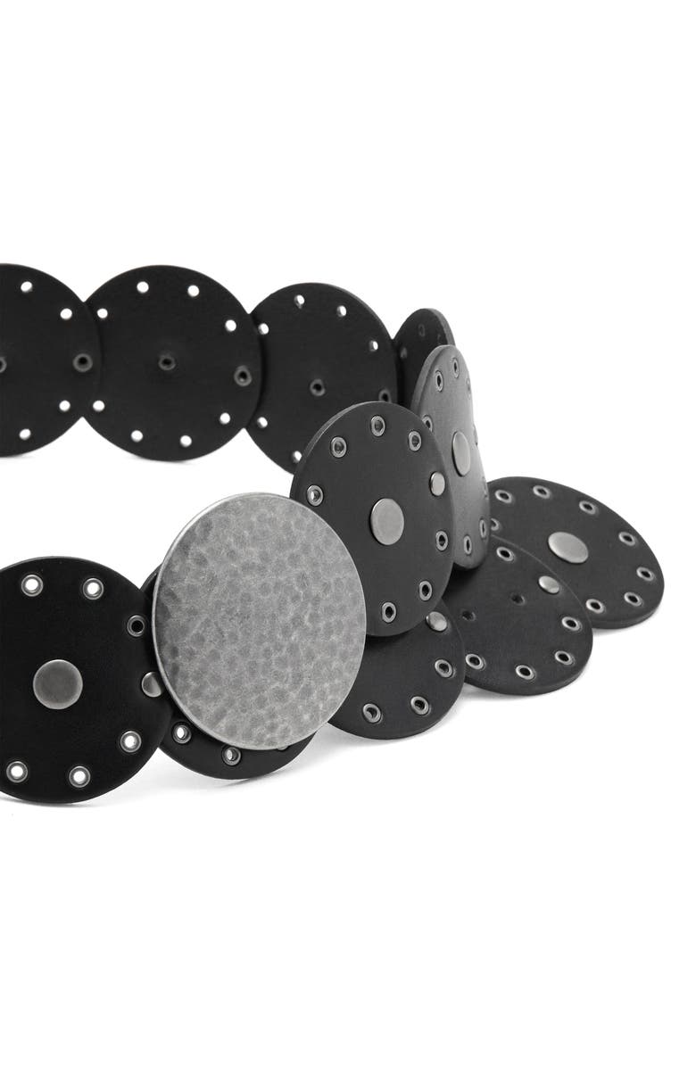 MANGO TEEN Wide Studded Belt, Alternate, color, 