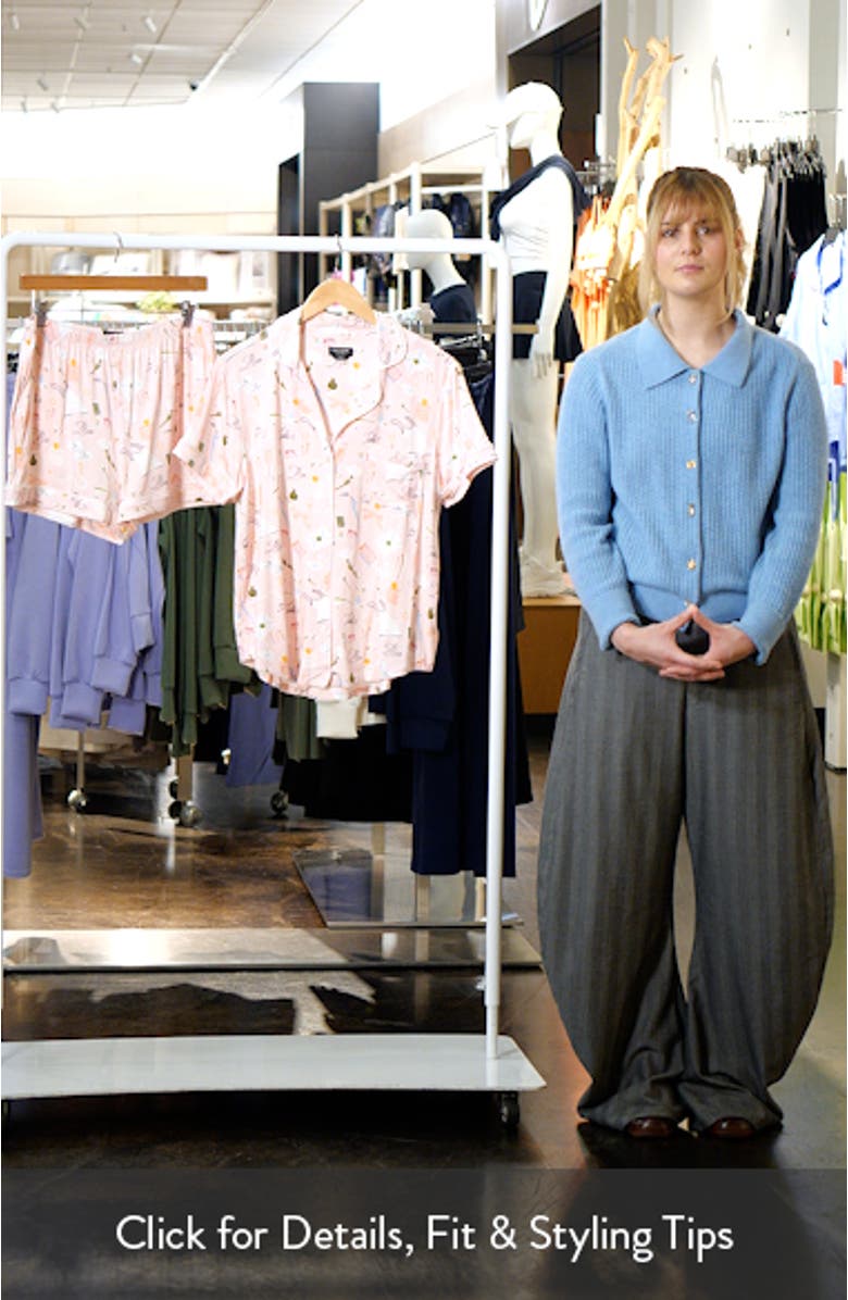 bridal notch collar shorty pajamas, sales video thumbnail