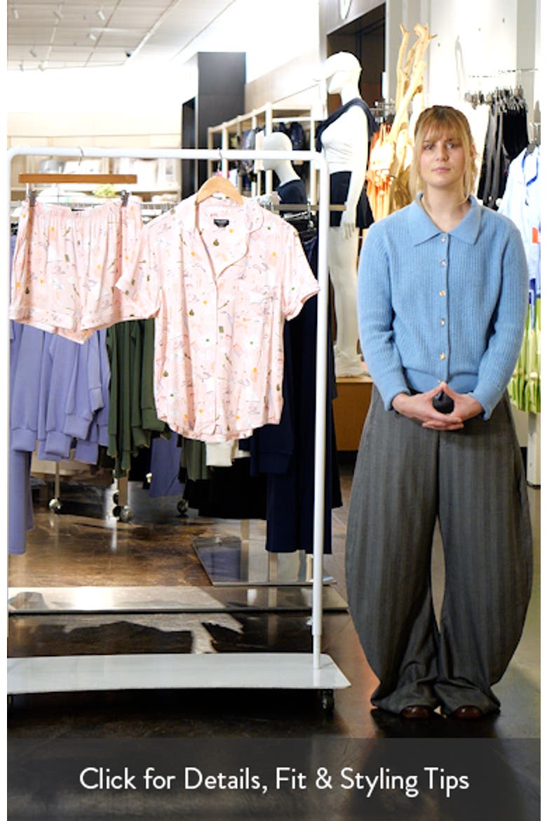 bridal notch collar shorty pajamas video