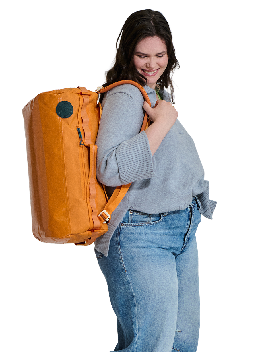 Baboon to the Moon Go-Bag Duffle Small 40L, Alternate, color, Caramel