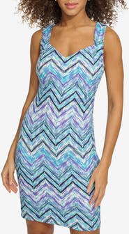 Siena Crepe Scuba Knit Sheath Dress