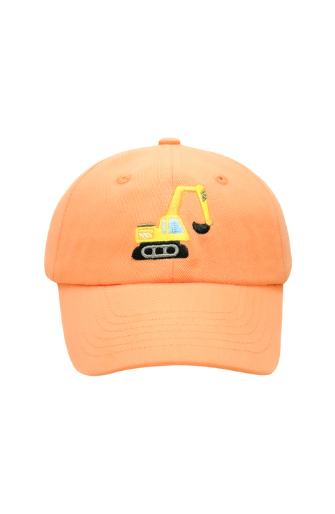 Excavator Construction Digger Baseball Hat (Toddler, Little Kid)