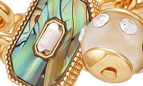 Guess Charm Toggle Bracelet In Gold