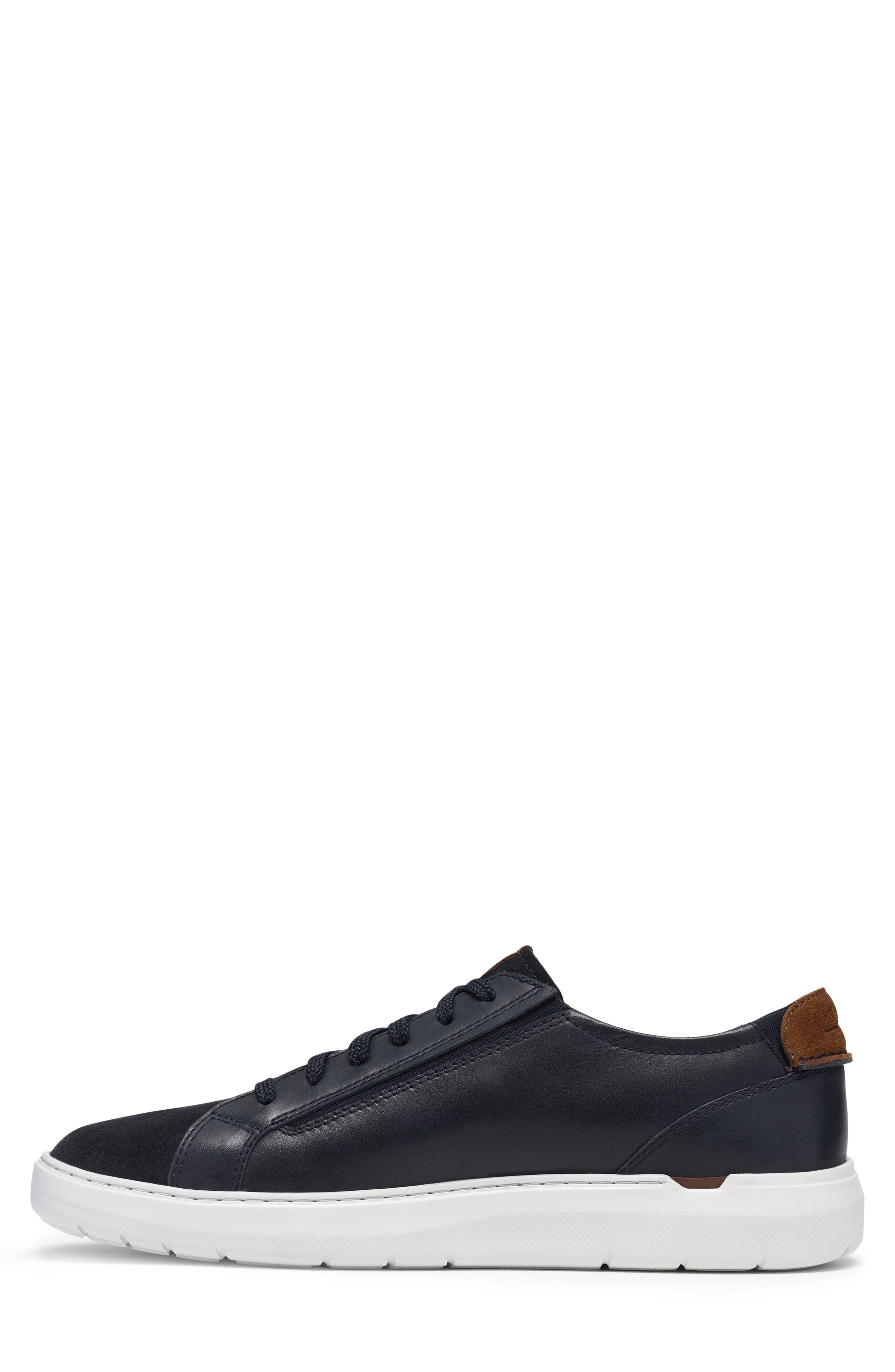 Flexwell Lace Sneaker, Alternate, color, NAVY COMBI