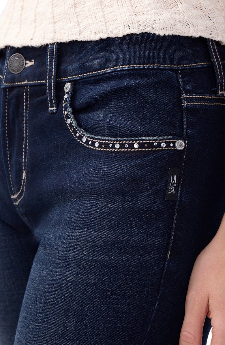 Silver Jeans Co. Elyse Slim Bootcut Jeans, Alternate, color, 