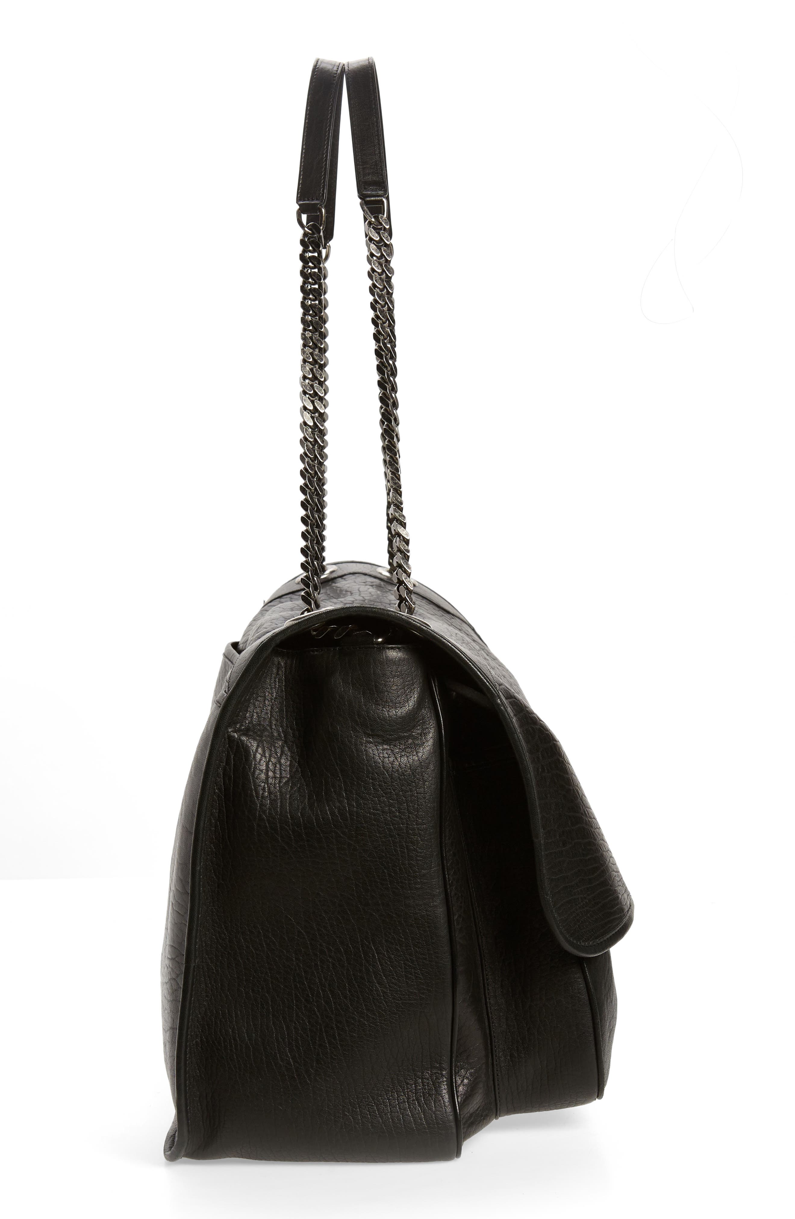 Saint Laurent X-Large Niki Leather Shoulder Bag, Alternate, color, 
