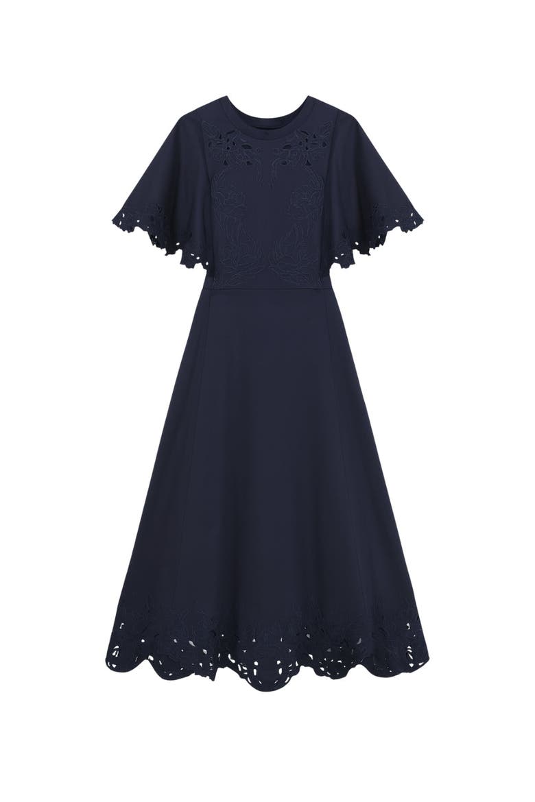 Rachelle Dress, Alternate, color, Maritime Blue